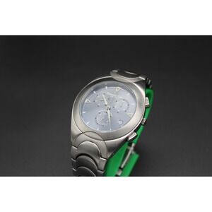 Kenneth Cole 38mm Mens Watch KC3246 Stainless Steel Blue Dial Chronograph